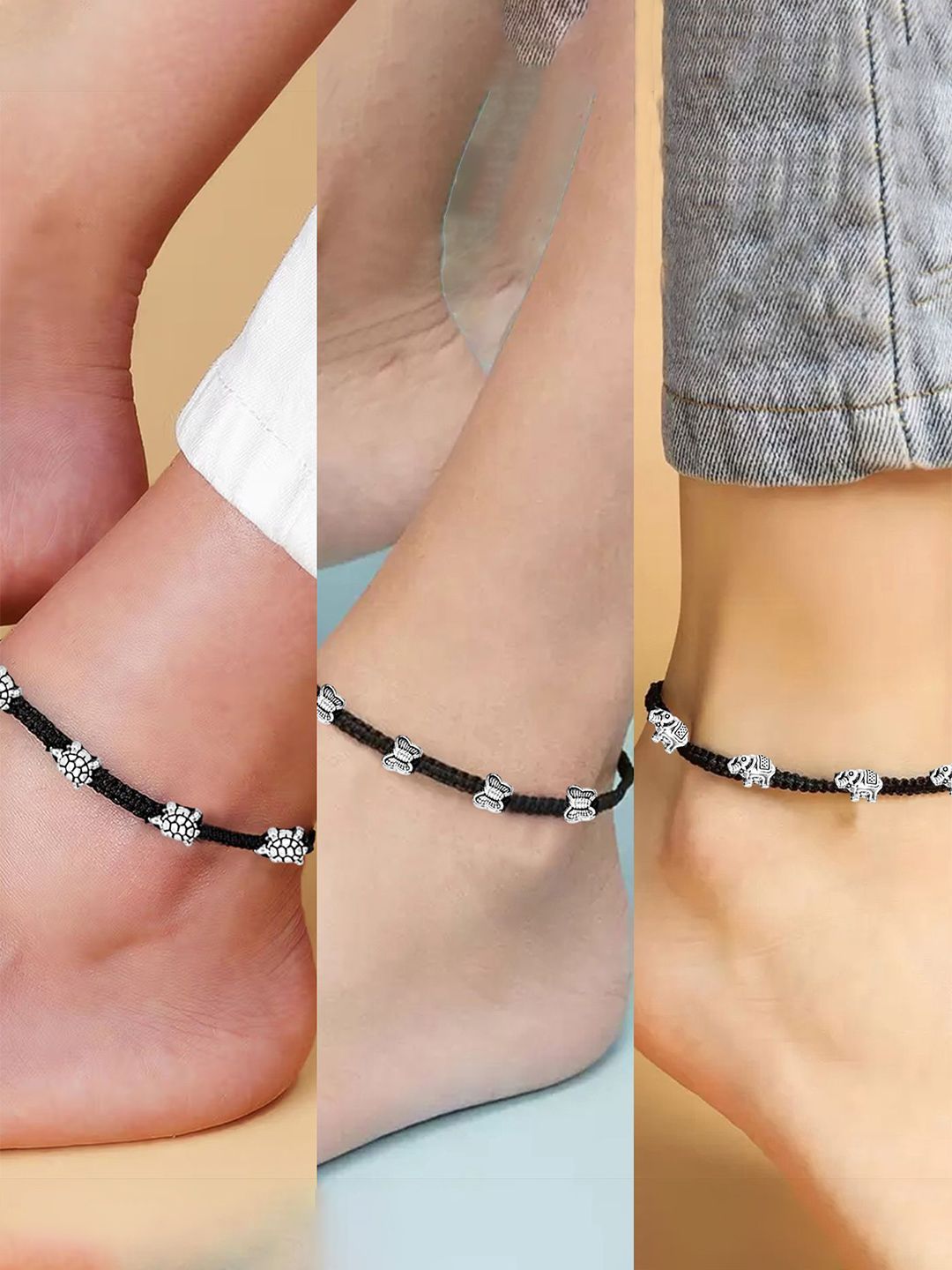 Adorn Your Ankles: Stylish Artificial Silver & Gold-Plated Indian Anklets & Payal