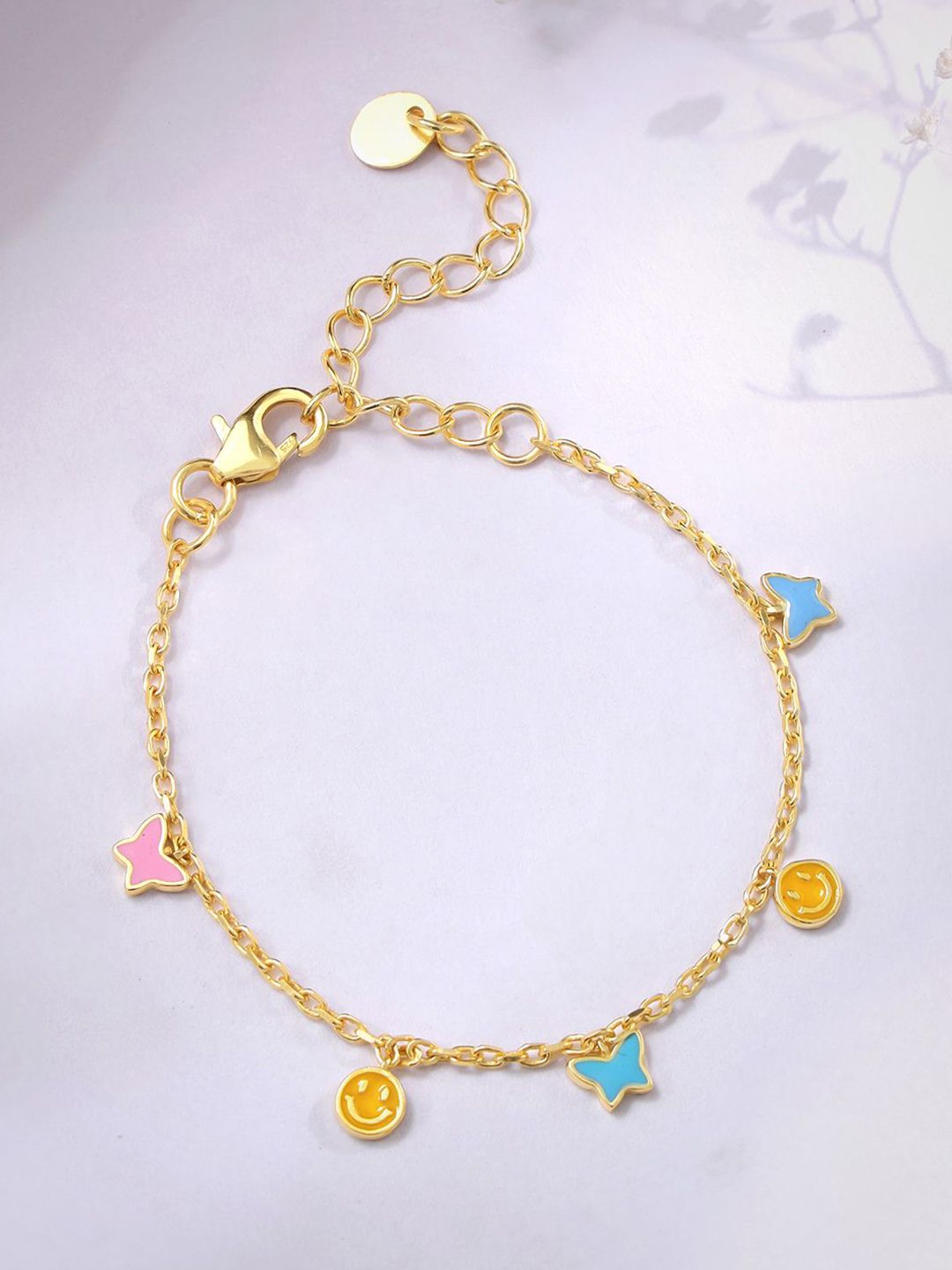 Cheerful Gold-Plated Anklets for Women | Stylish Indian Payal with Charms