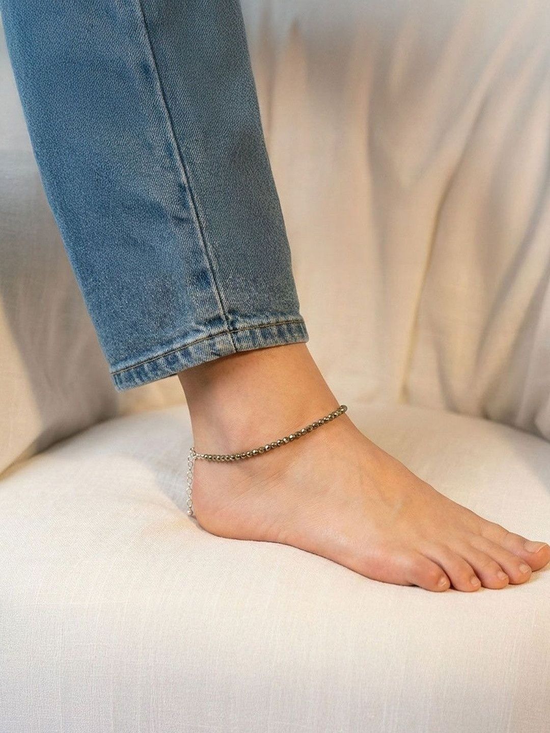Chic Artificial Beaded Anklet for Women | Trendy Indian Payal Designs