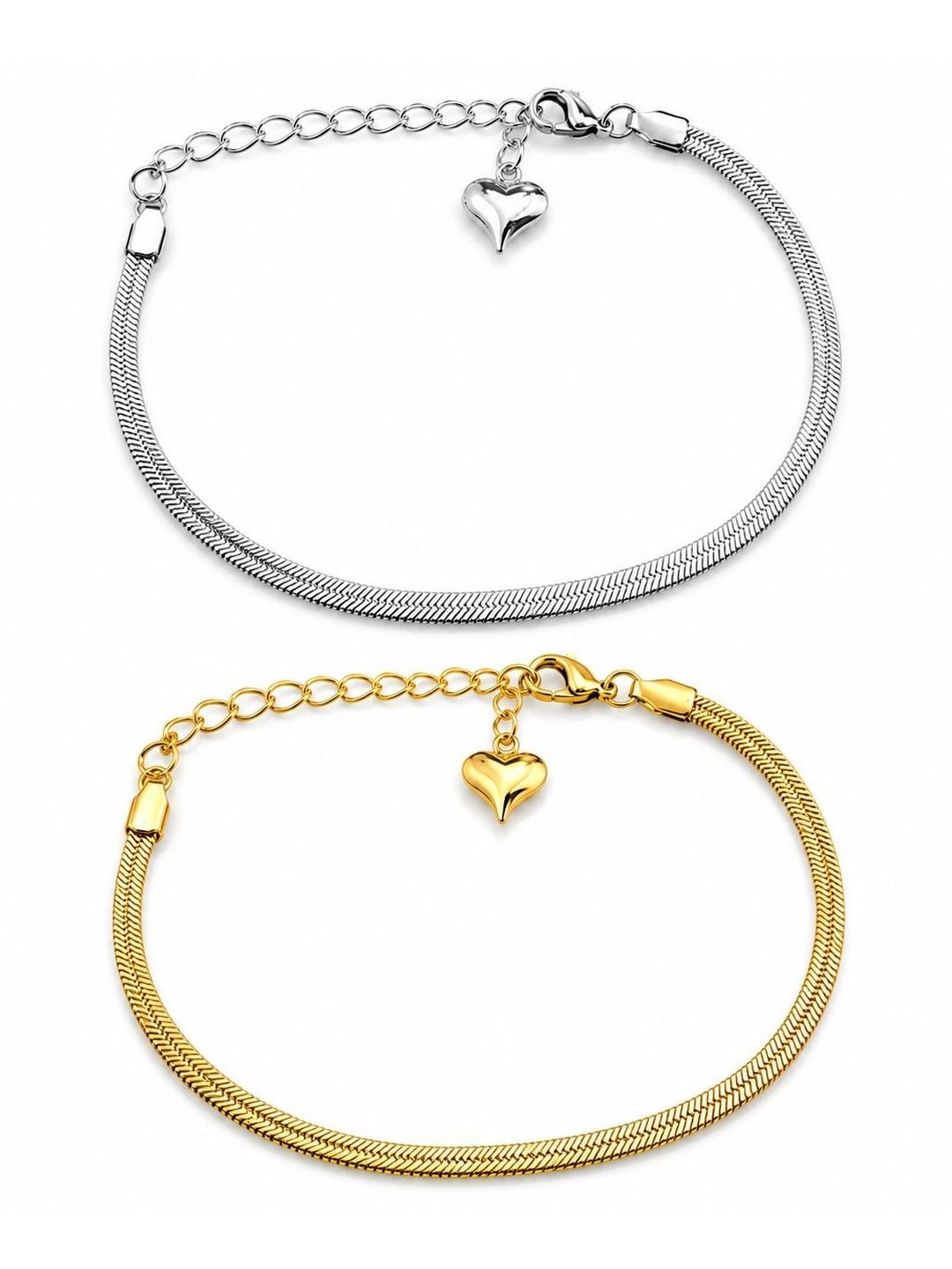 Elegant Artificial Gold & Silver Tone Indian Anklets (Payal) for Women