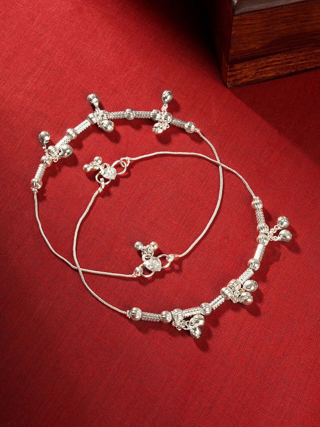 Elegant Silver-Plated Indian Anklets (Payal) for Women | Timeless Style & Charm