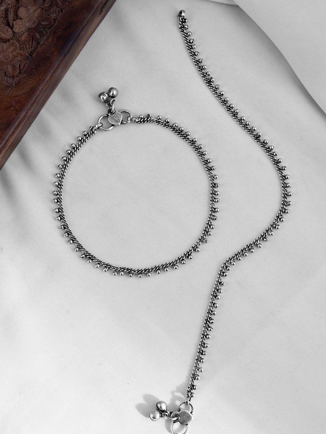 Exquisite Artificial Silver Indian Anklets (Payal) | Stylish Women's Fashion
