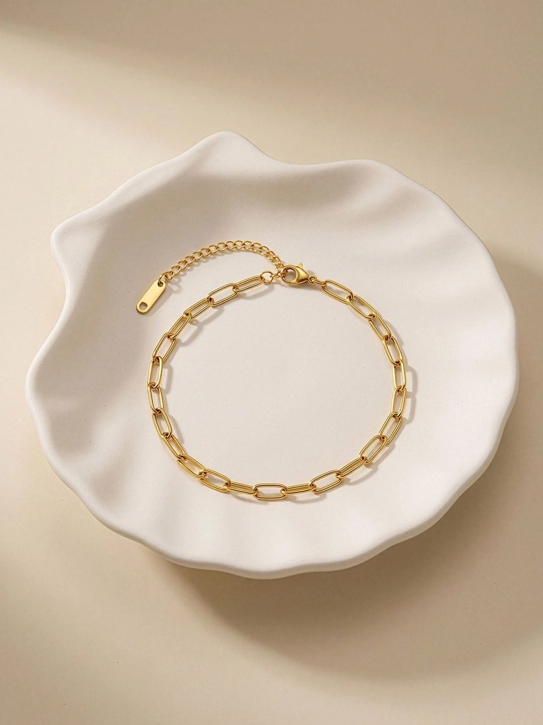 GIVA Designer Gold Plated Anklets for Women