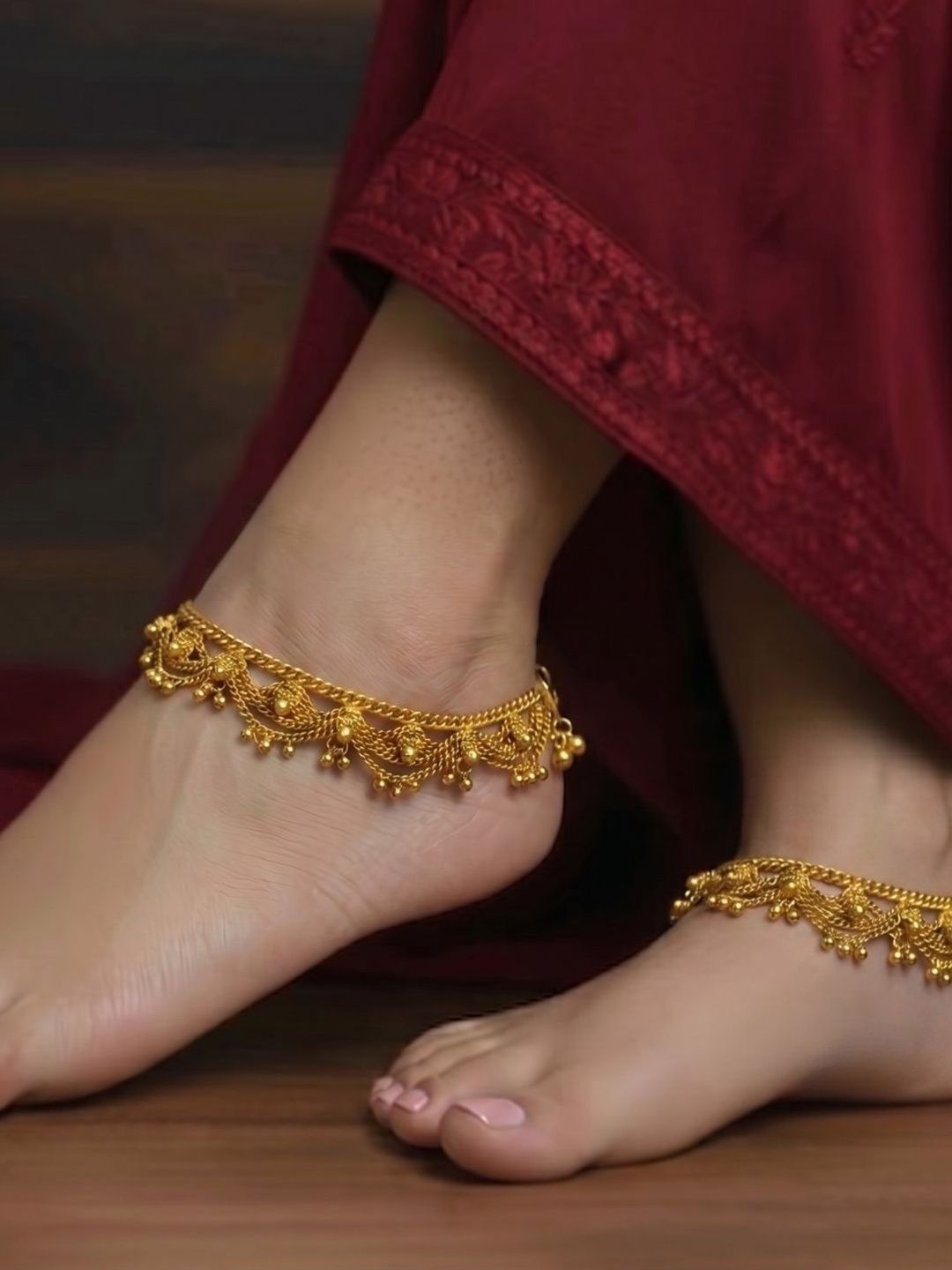 Jewelry Miguel Gold Plated Anklet for Women