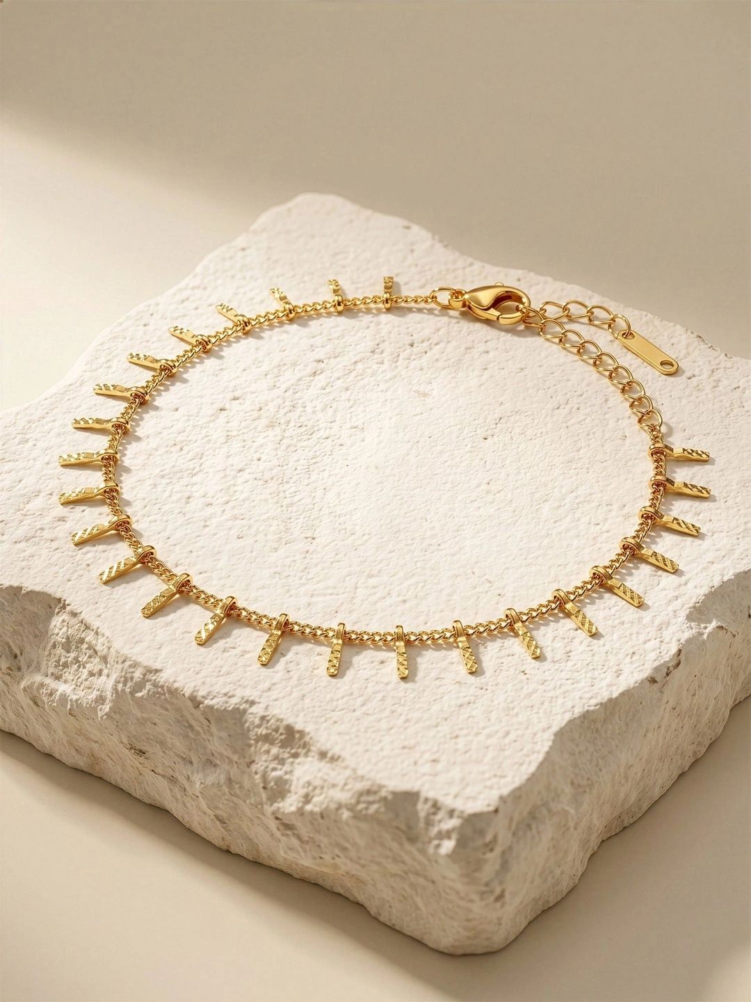 Minimalist Gold Plated Anklets for Daily Styling