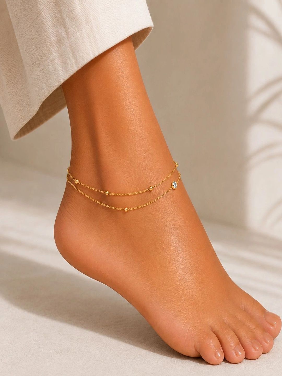 MINOUS Gold Plated Anklets