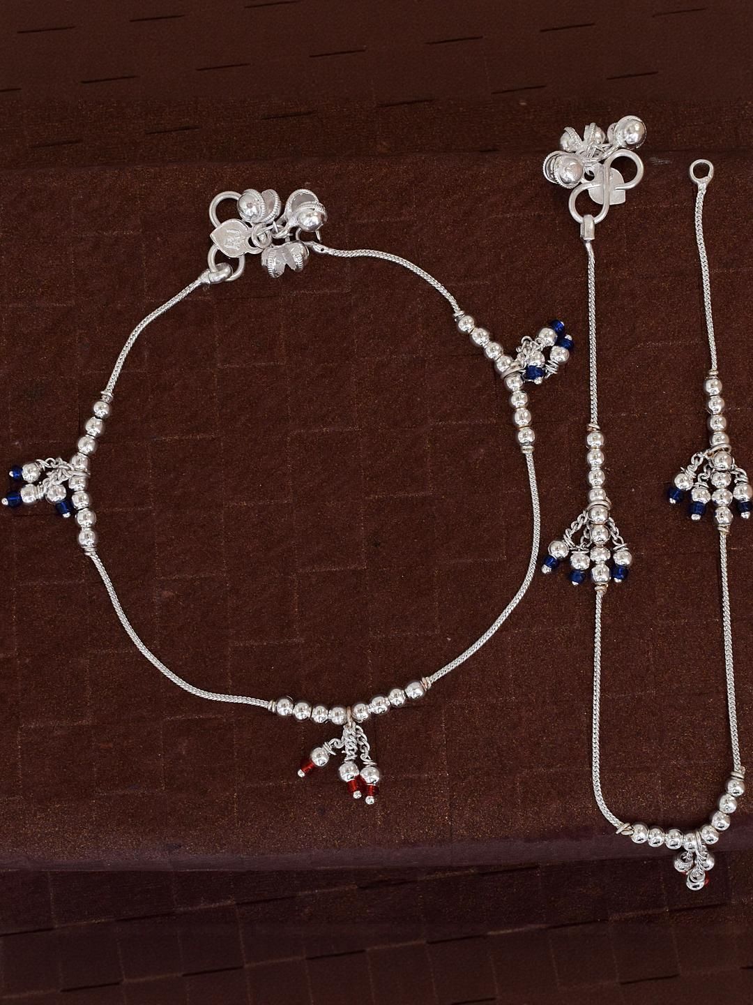 Shimmering Silver-Plated Payal: Bridal & Stylish Indian Anklets for Women