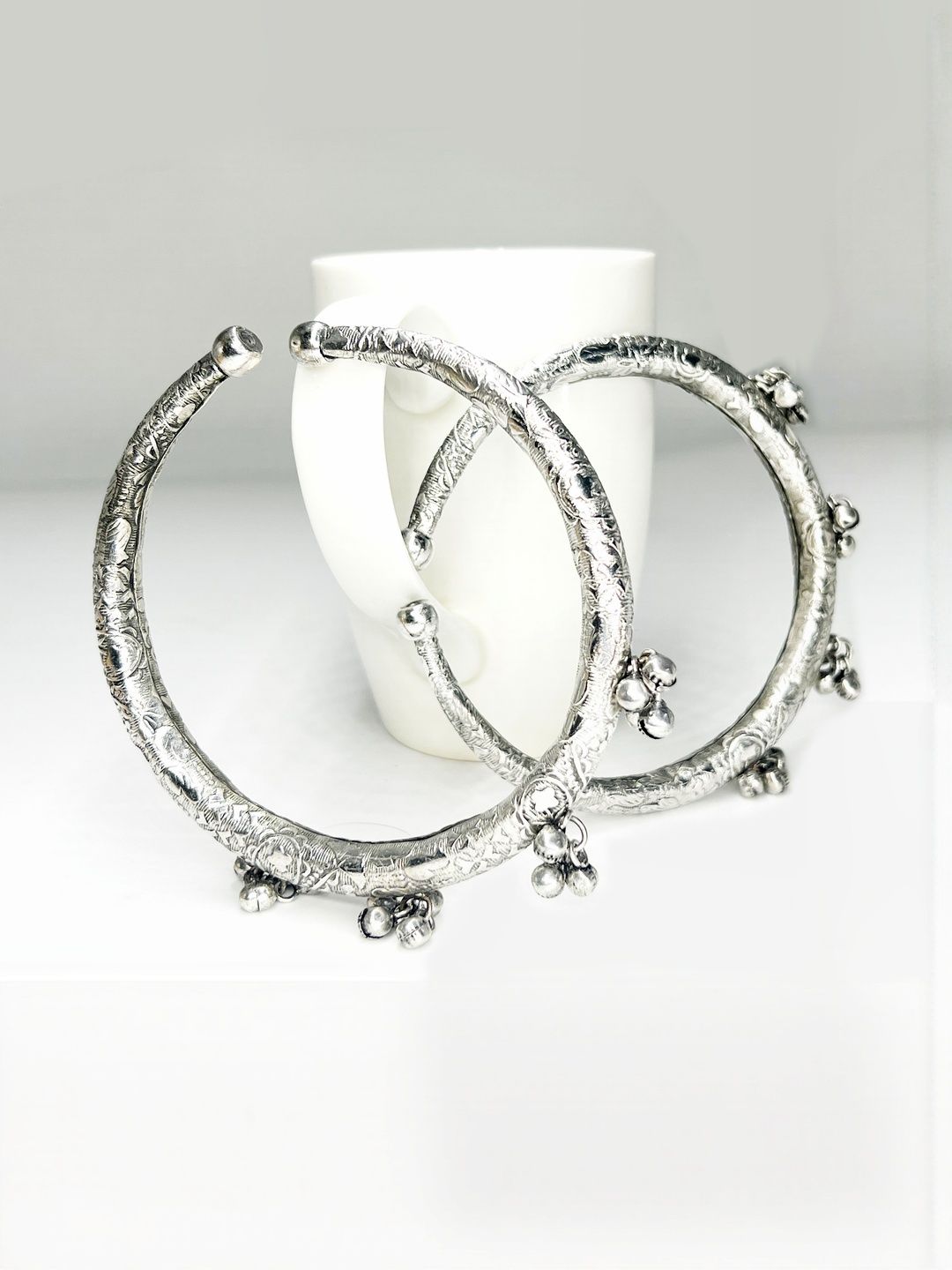Shop Exquisite Oxidized Artificial Silver Anklets (Payal) | Traditional Indian Style for Women