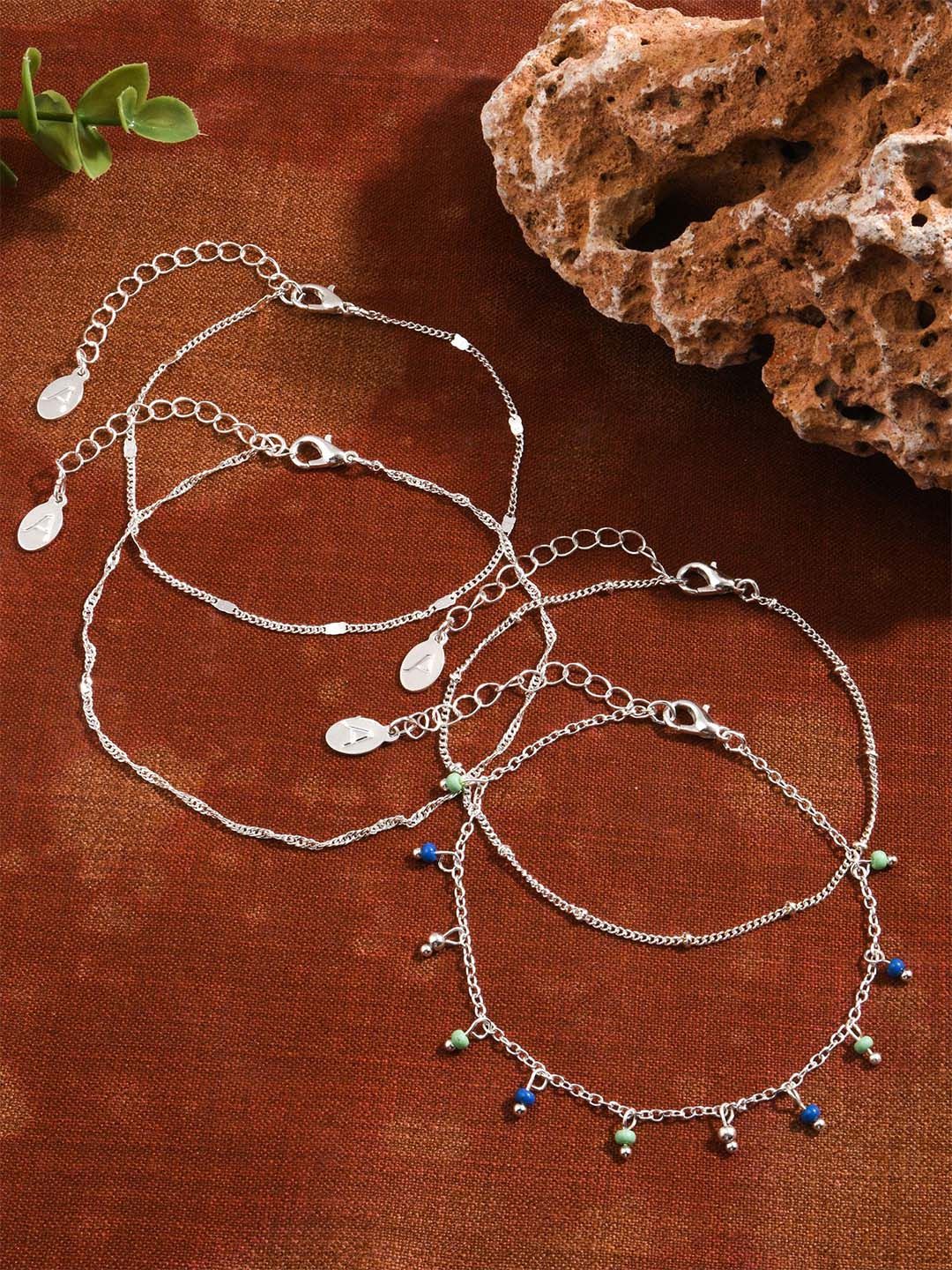 Stylish Silver-Plated Indian Anklets | Modern Payal Designs for Women