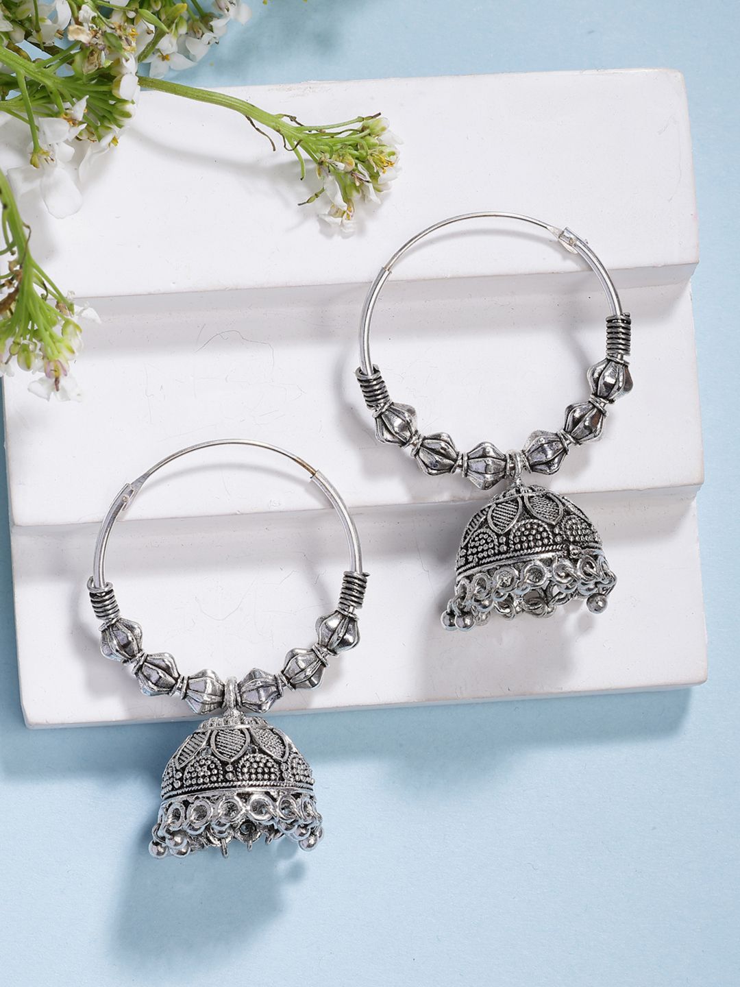 Anouk Handmade Oxidised Jhumka for Women