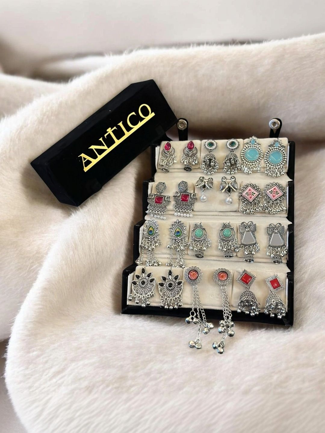 Buy Anouk Geometric Jhumkas Earrings -  - Accessories for Women