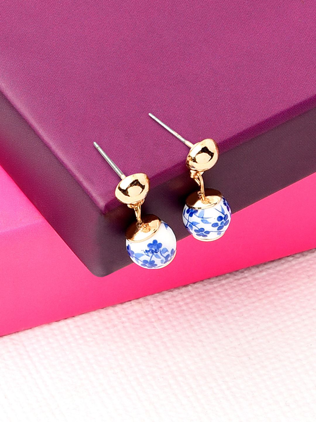 Ceramic Beaded Drop Earrings for Women