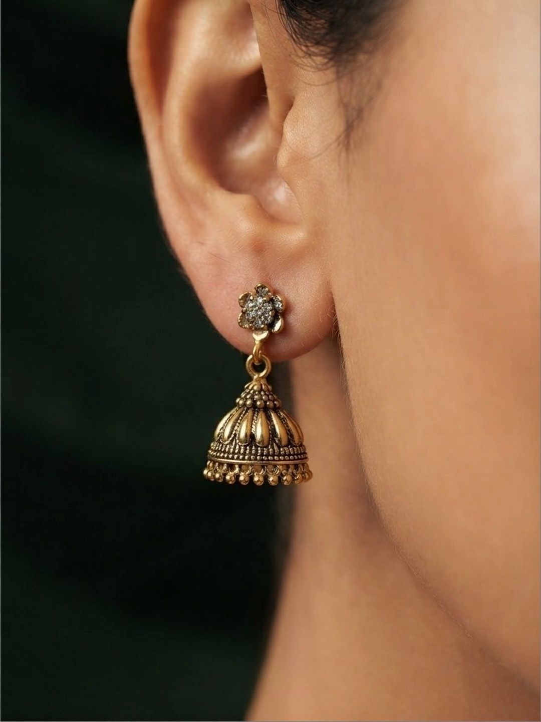 Circular Design Jhumka for Women