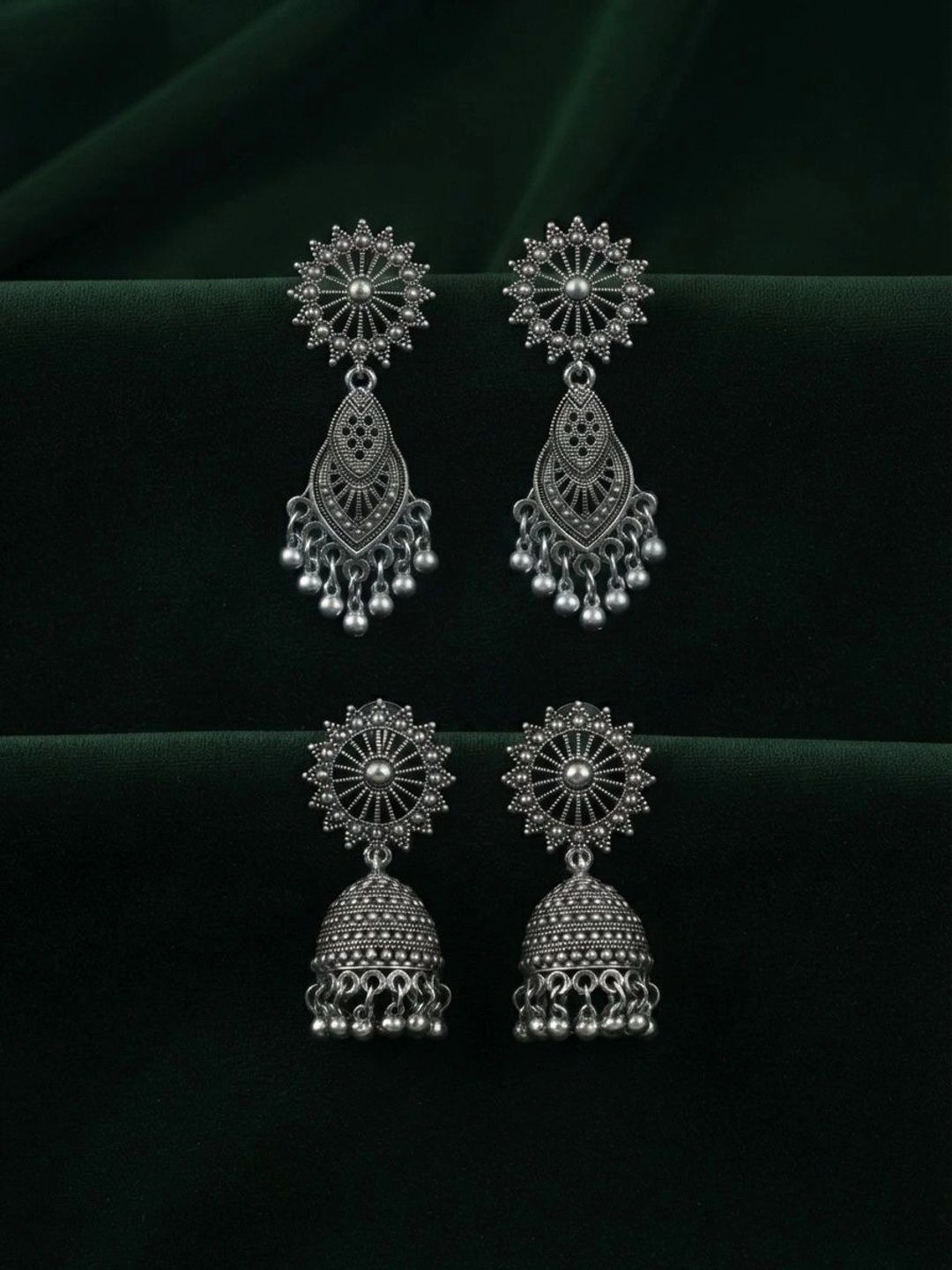 Circular Jhumka Set for Women