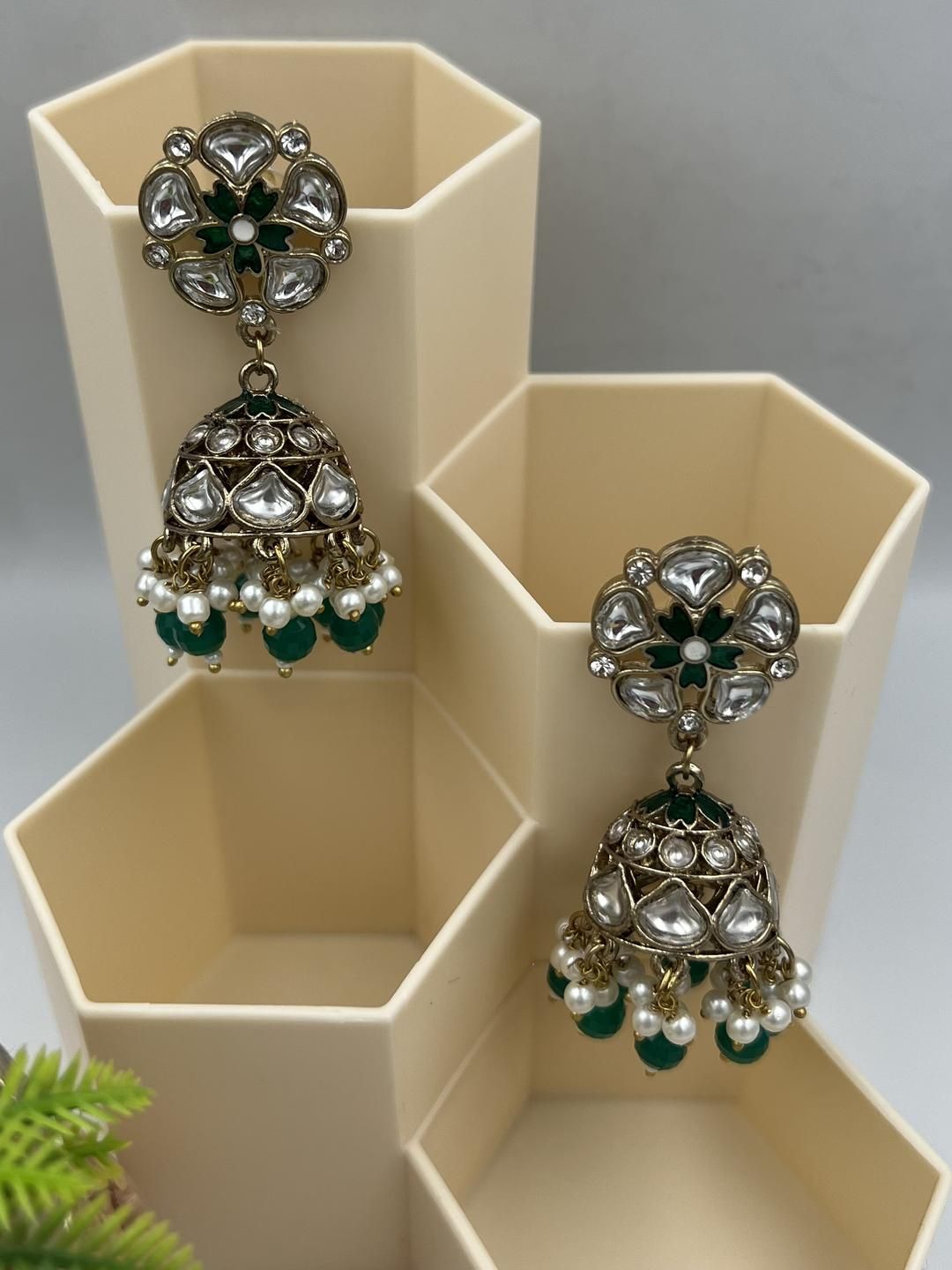 Circular Theme Jhumka Earrings for Women