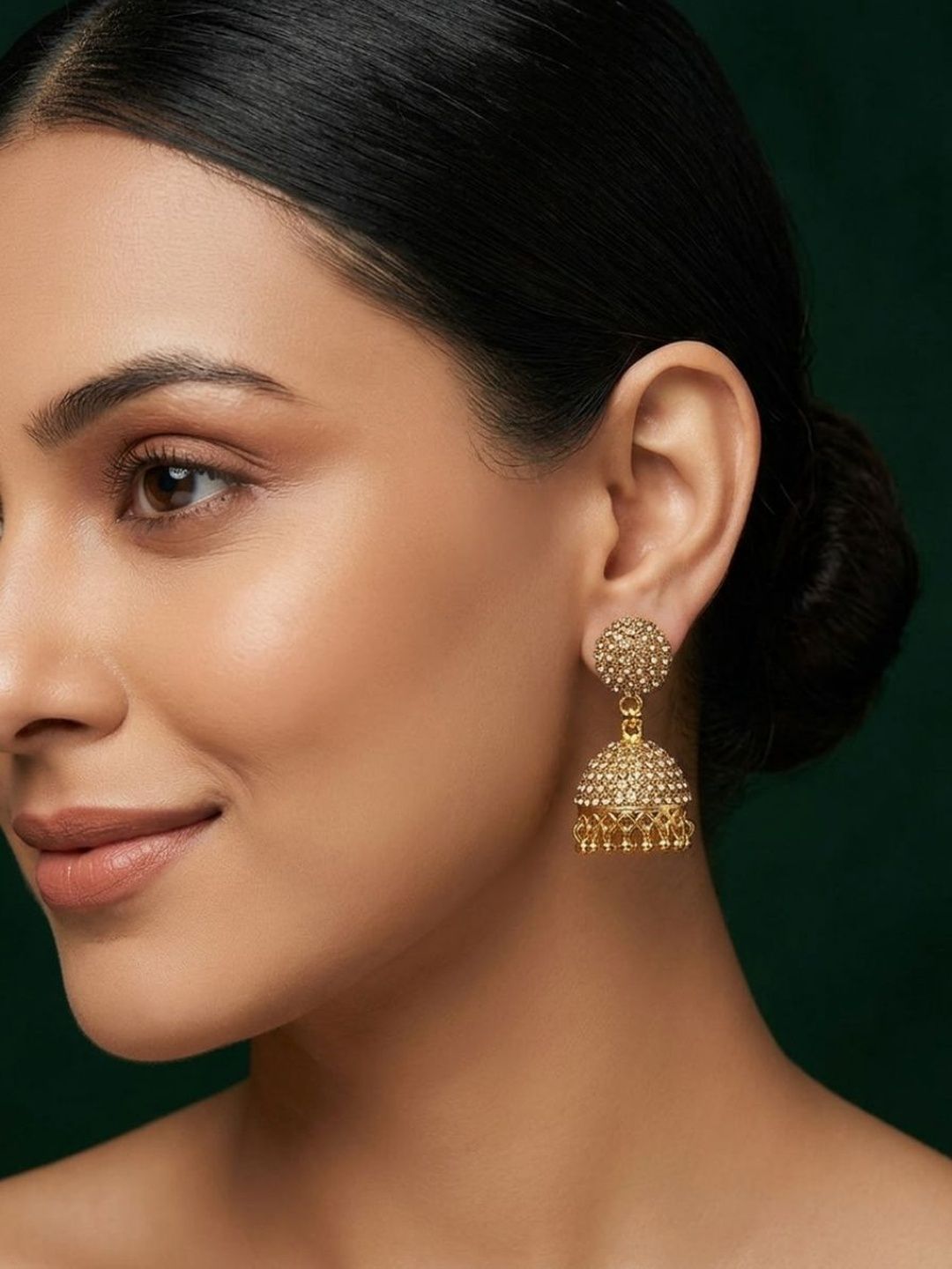 Classic Dome Shaped Jhumka Earrings