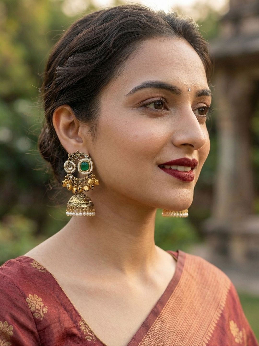 Designer Ethnic Jhumka for Women by SZN