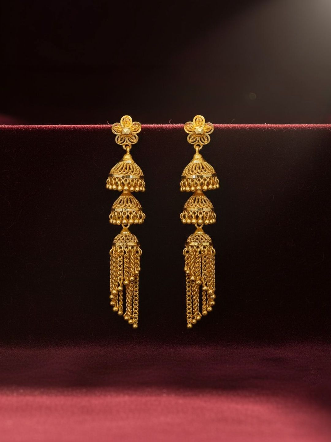 Floral Jhumka for Women