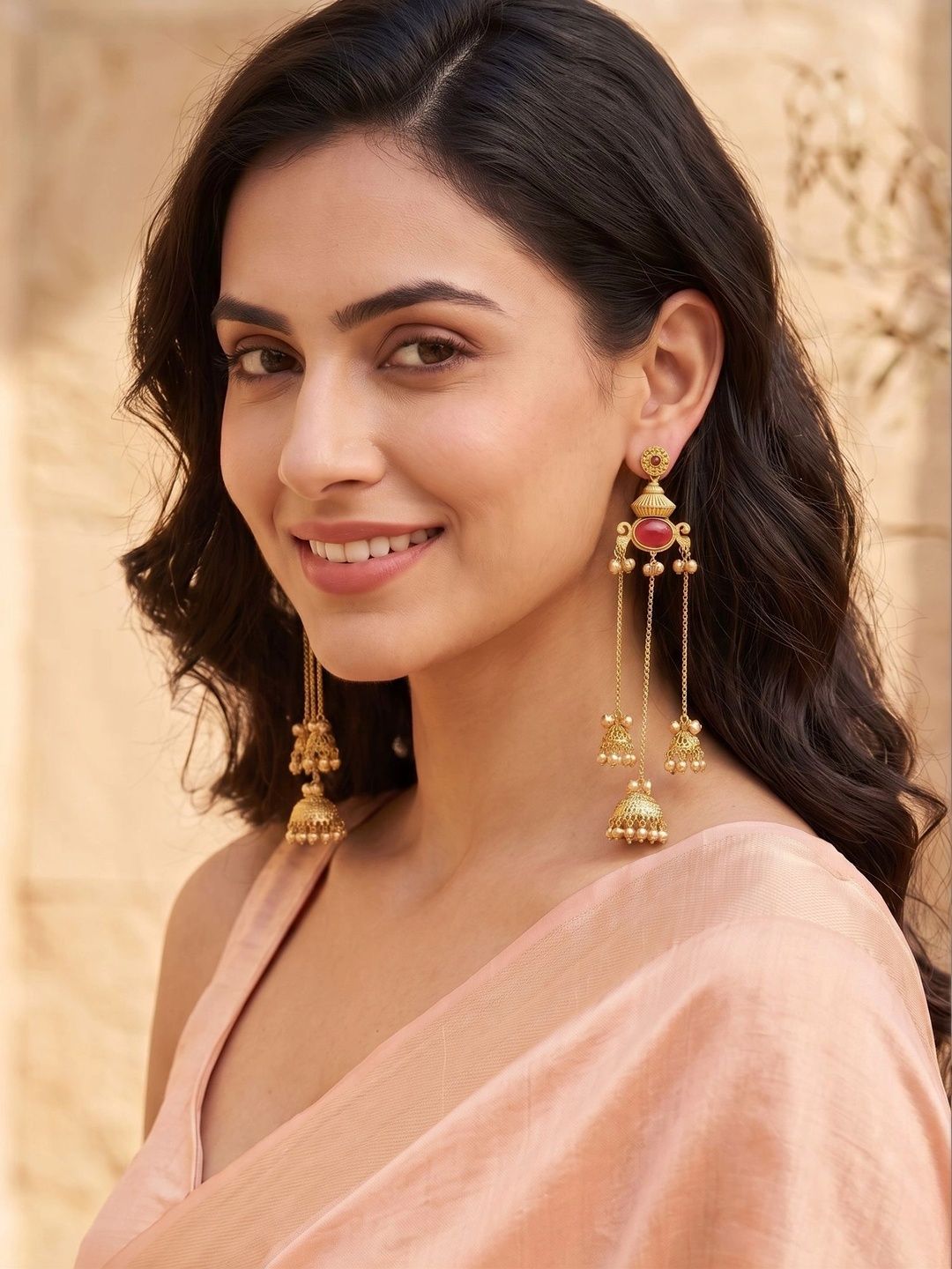 Geometric Patterned Jhumka for Women