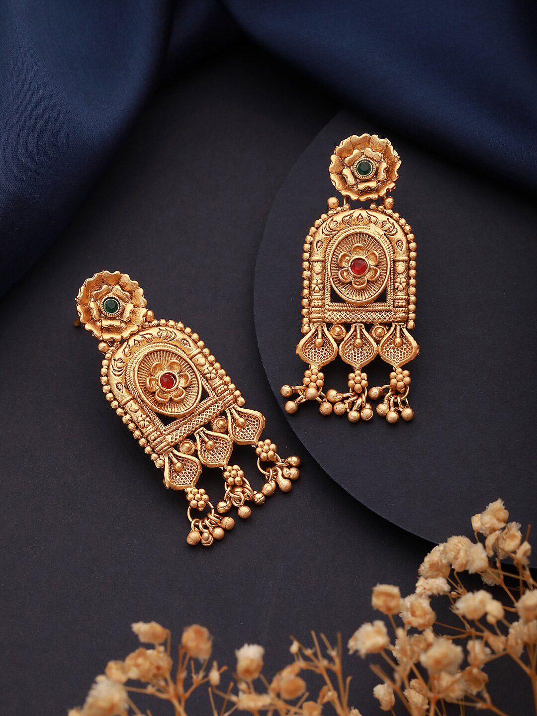 Gold Plated Dome Jhumka for Women