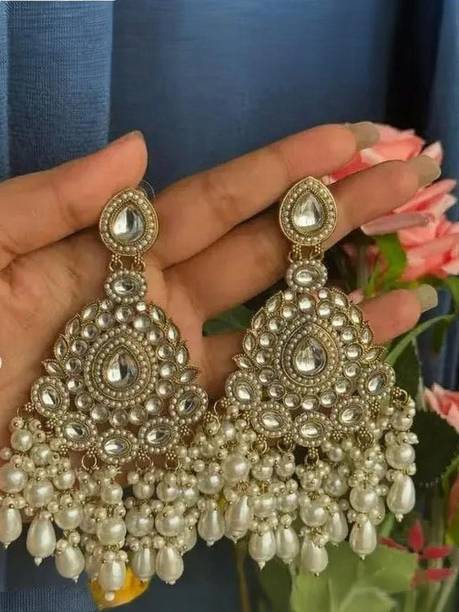 Gold Plated Multicolor Party Wear Jhumka