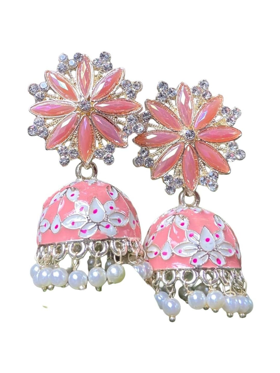 IGSHAA Floral Jhumkas Earrings
