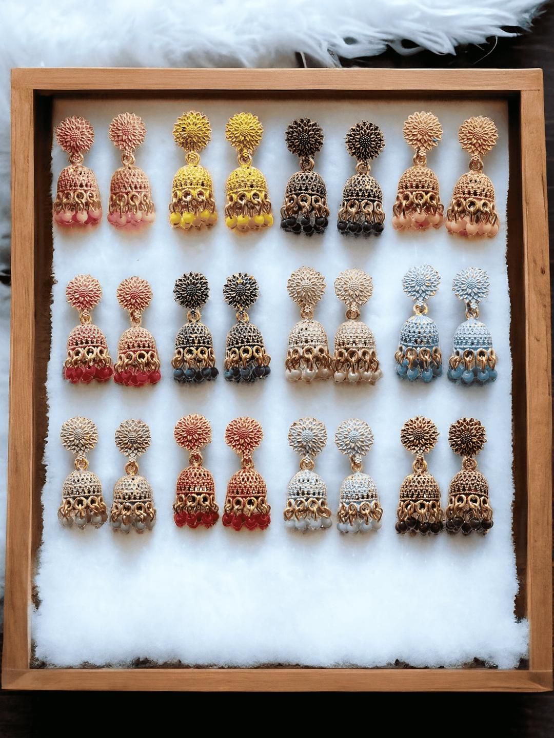Kwickk International Multicolor Jhumka for Women