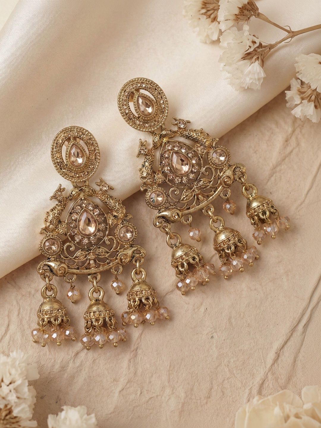 OutRoyal Contemporary Jhumka Earrings