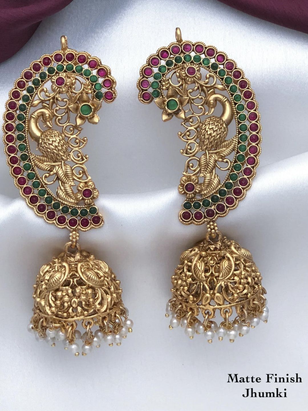 Peacock Shaped Designer Jhumka for Women
