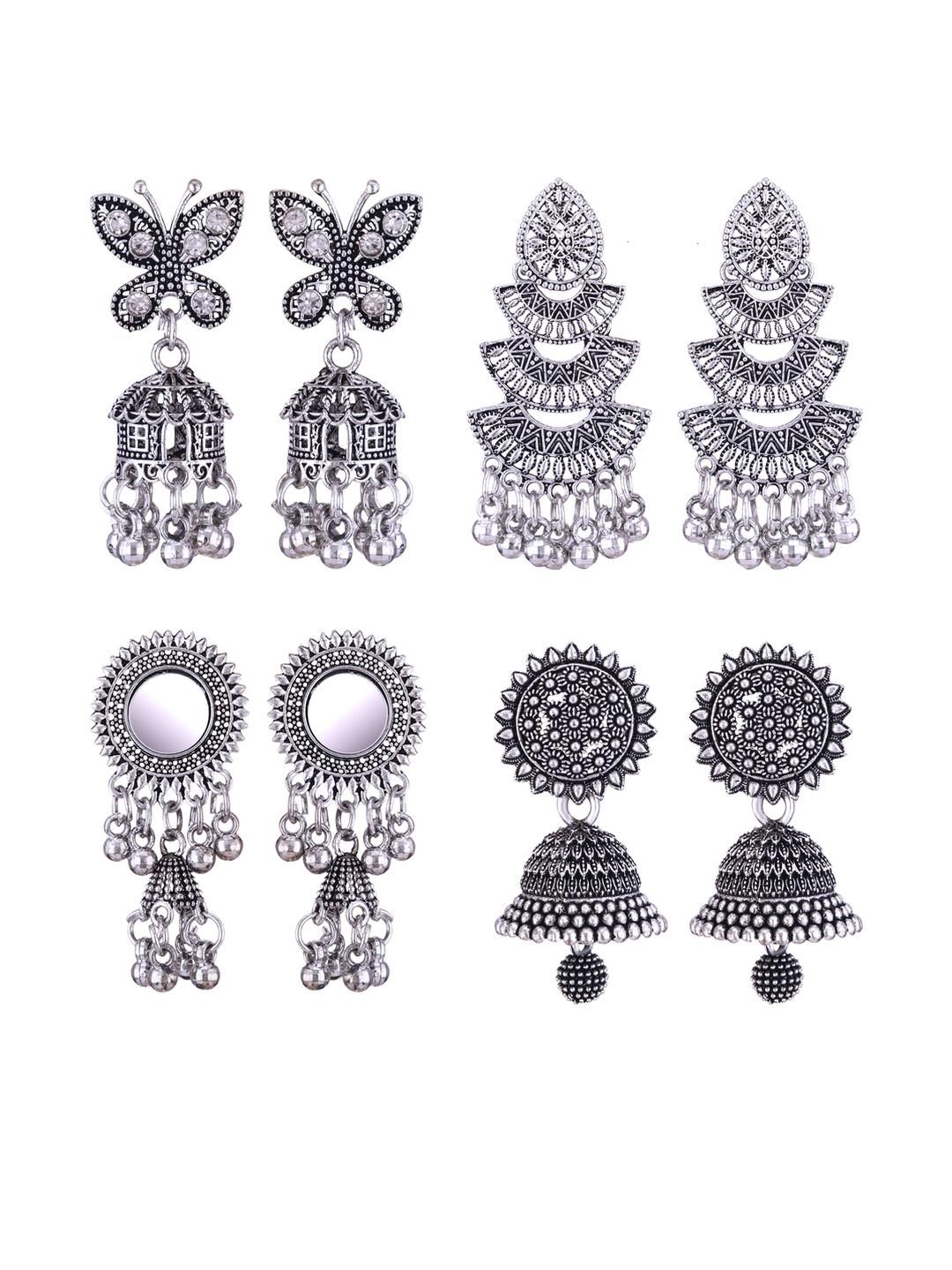Sangria Silver Plated Earrings