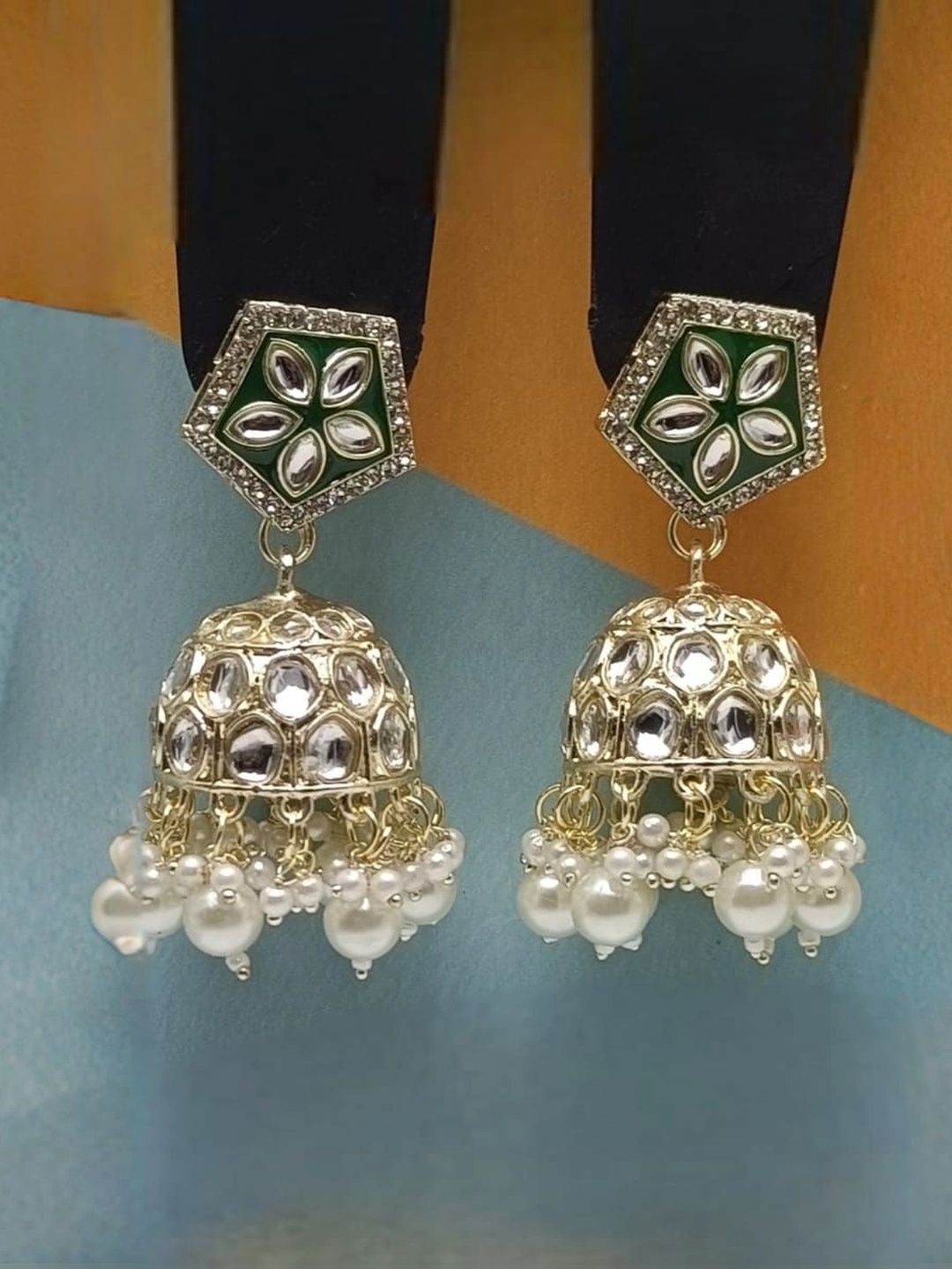 Sinrela Geometric Jhumka for Women