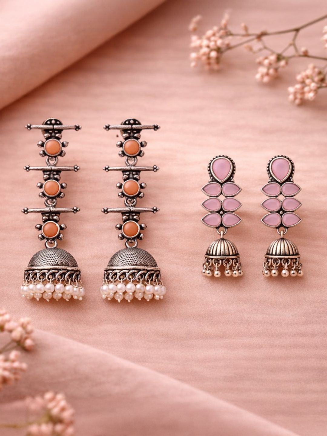 Stylishkudi Chic Geometric Jhumka for Women