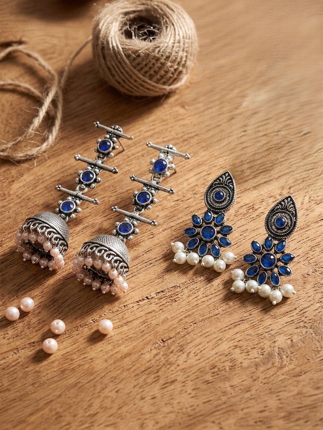 Stylishkudi Circular Jhumka Earrings for Women