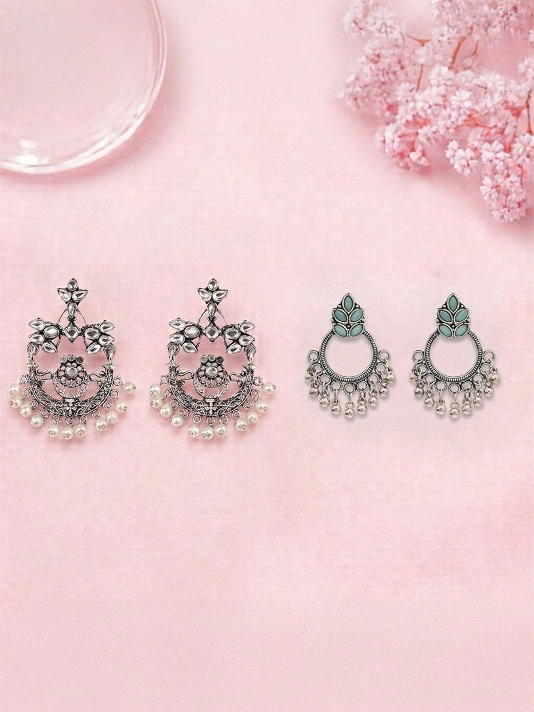 Stylishkudi Crescent Shaped Jhumka for Women
