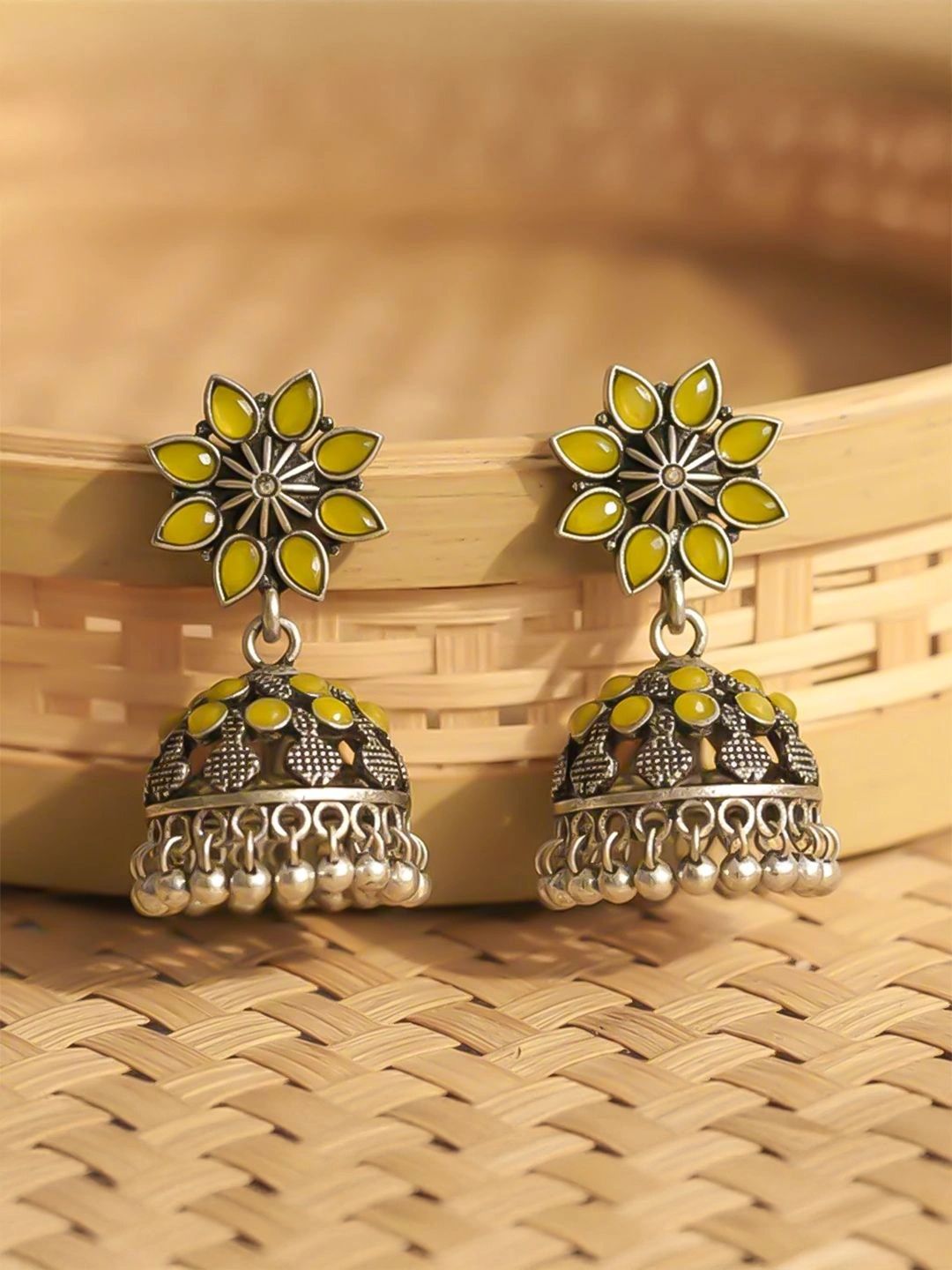 Stylishkudi Floral Jhumka for Women
