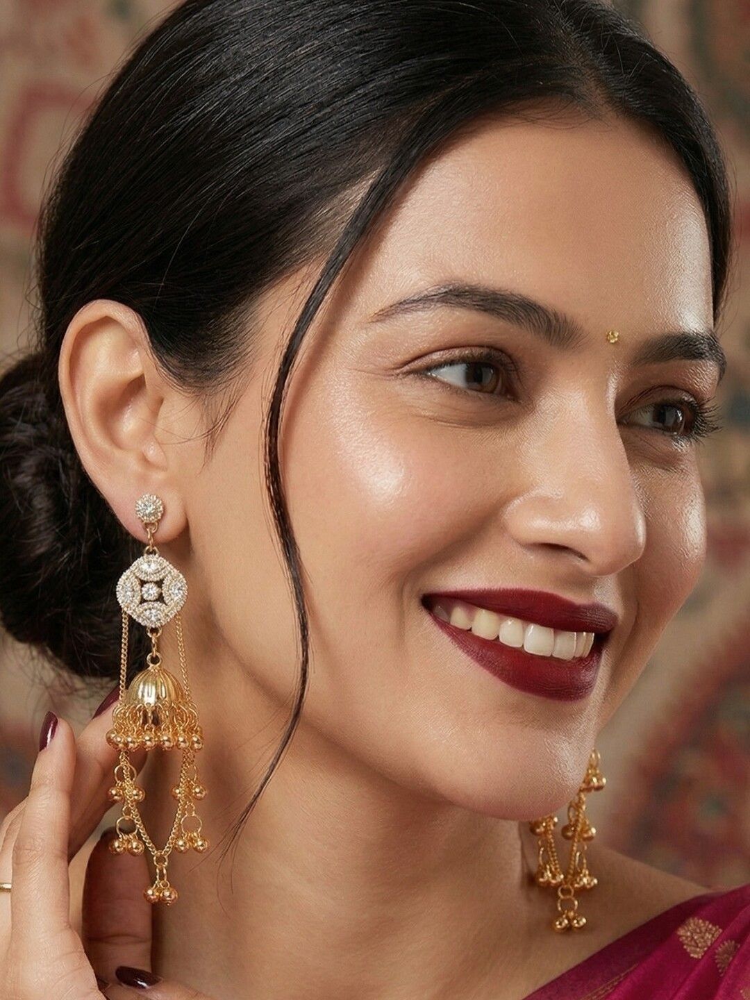 SZN Elegant Drop Jhumka for Women