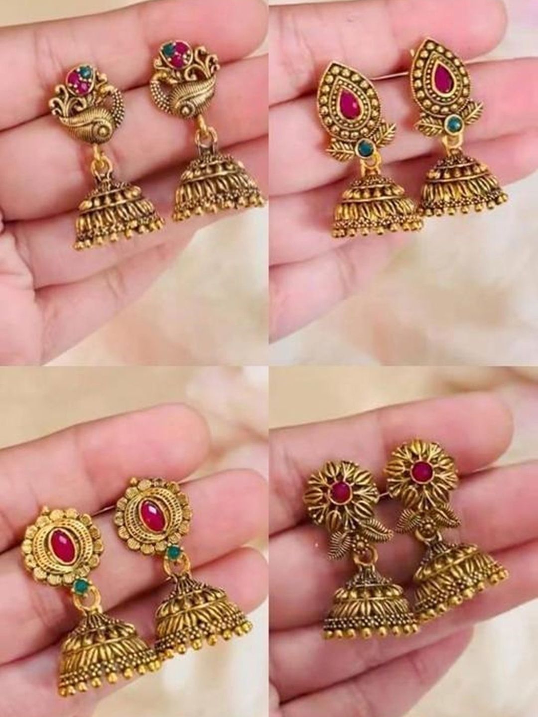 Tanlooms Classic Jhumka Earrings