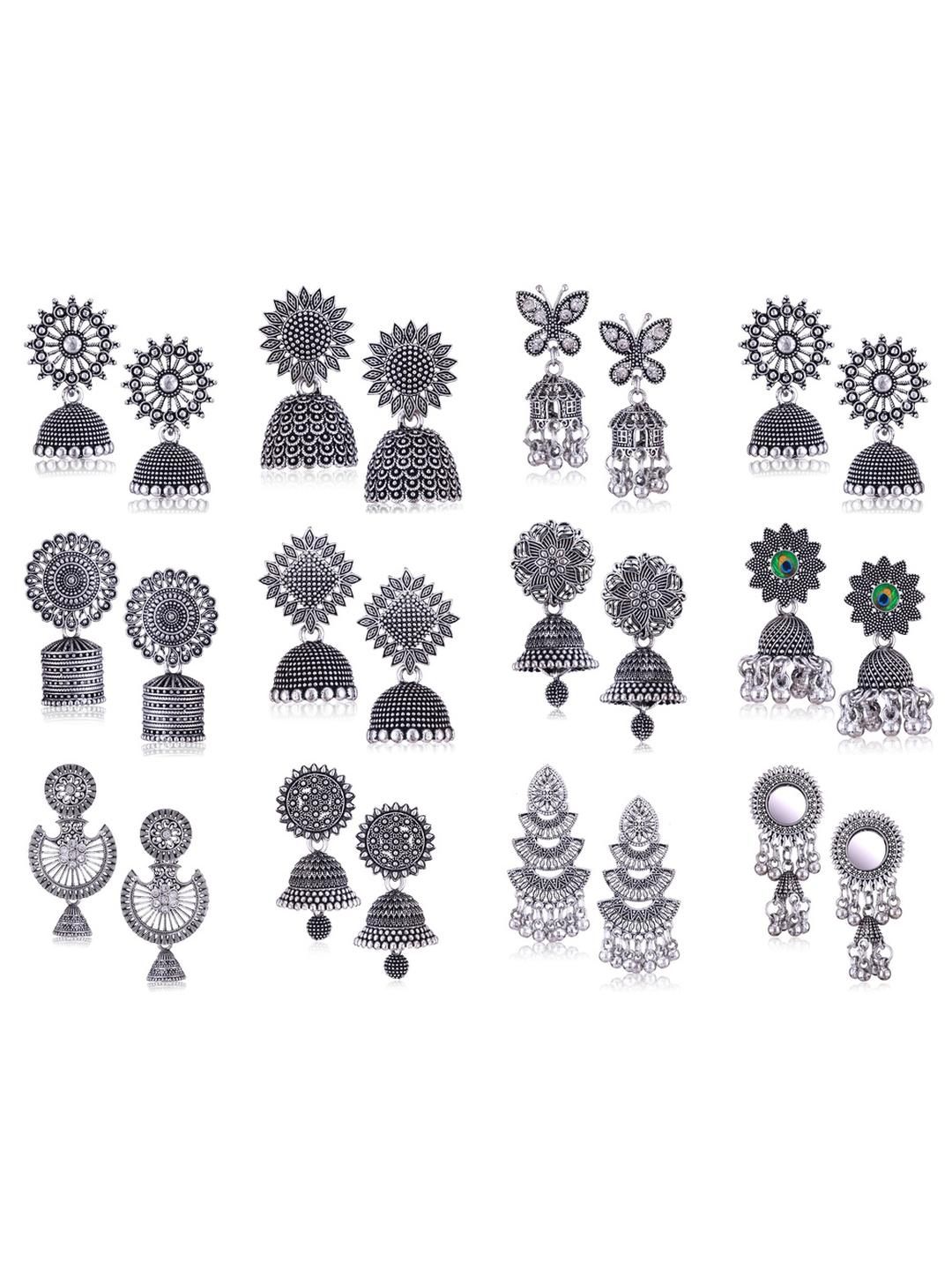 Timeless Oxidized Artificial Jhumka Earrings | Traditional Indian Jewellery for Women