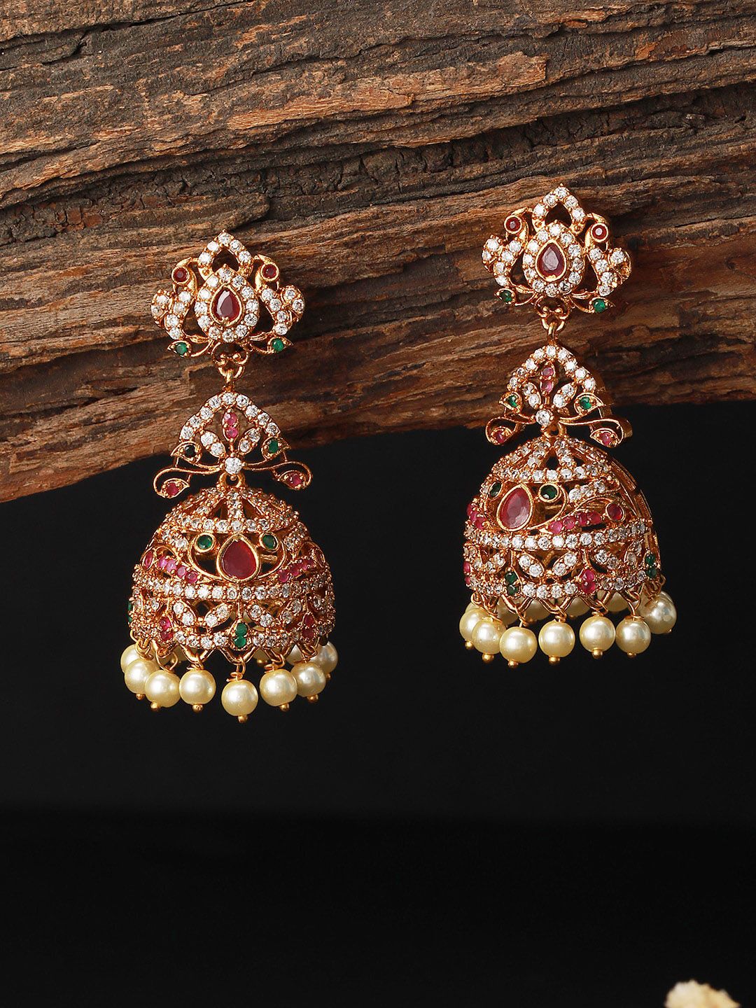 Traditional Gold Plated Dome Jhumka