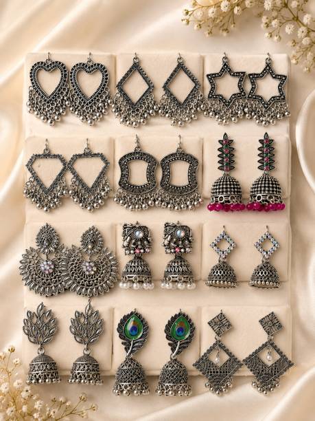Trending Pearl Jhumka Earring Combo
