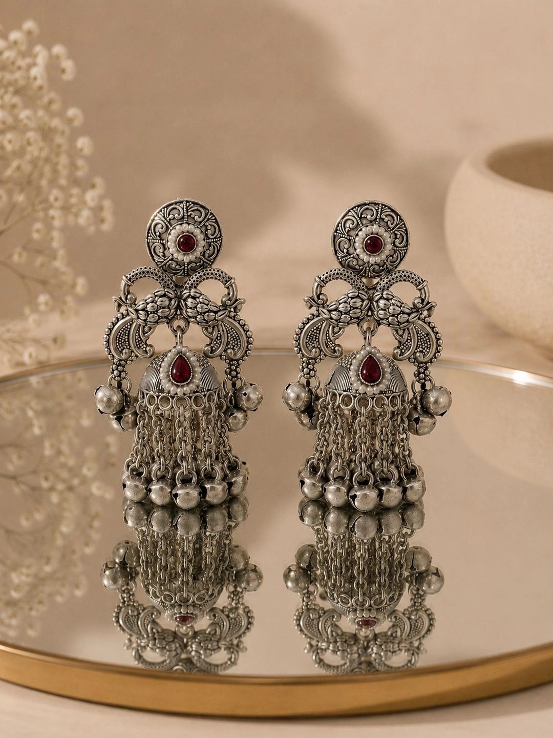 Venyora Circular Jhumka for Women