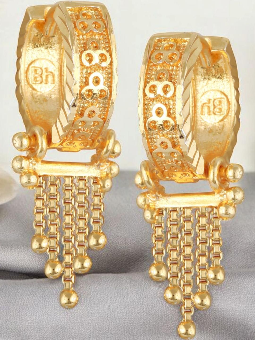 VIVASTRI Gold Toned Jhumka for Women