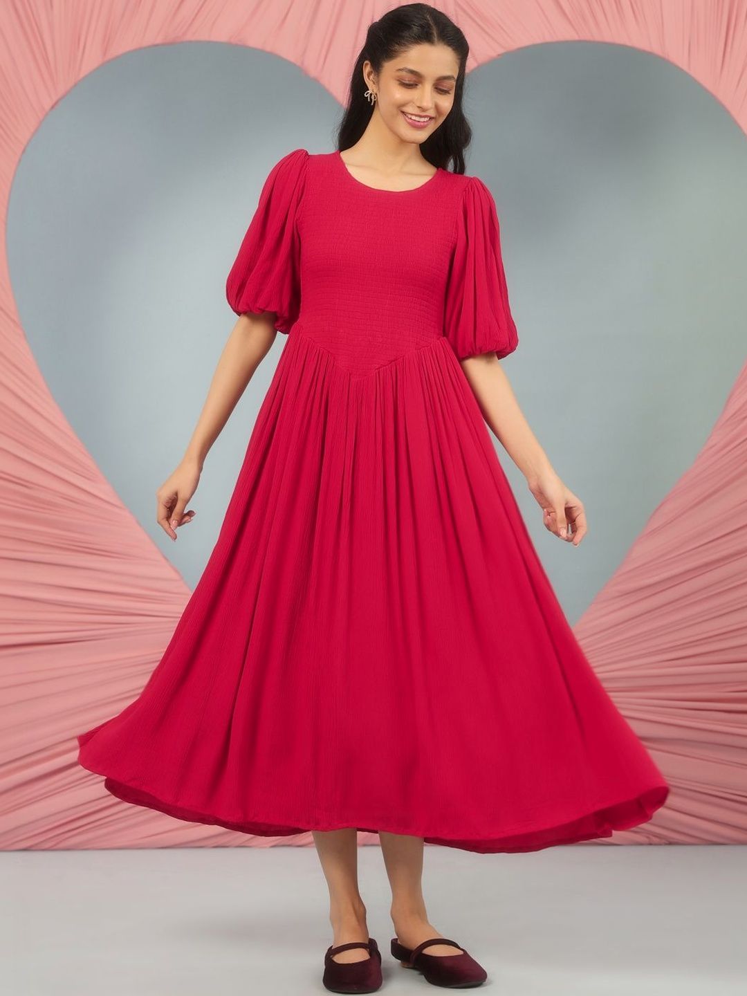 Anayna Flowing Maxi Ethnic Dress