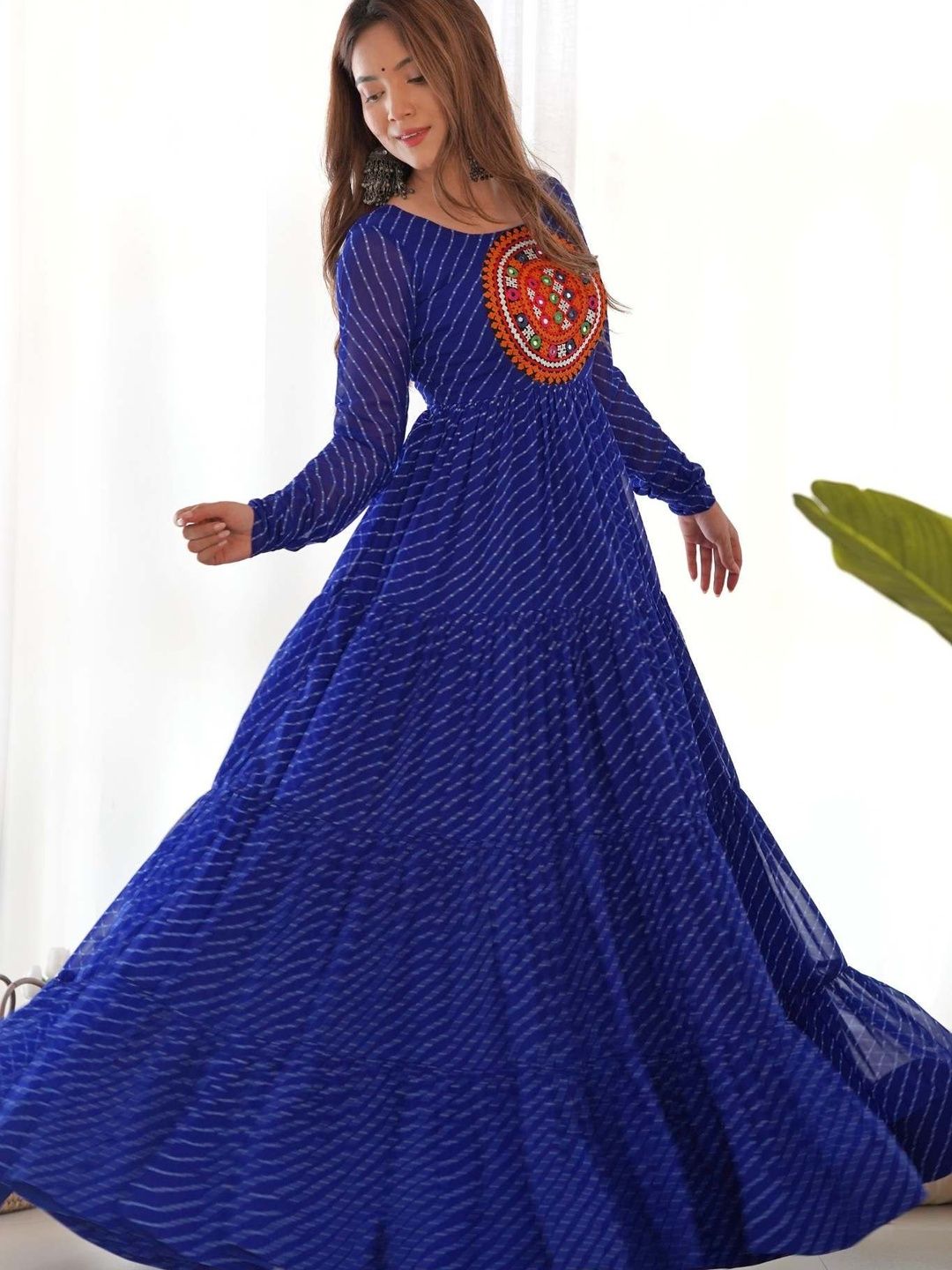 Moda Rapido Flared Ethnic Dress
