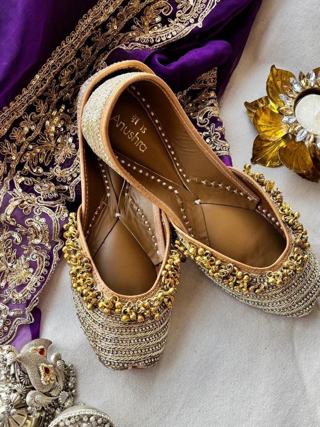 Radiant Ghungroo Juttis for Women | Festive & Bridal Footwear