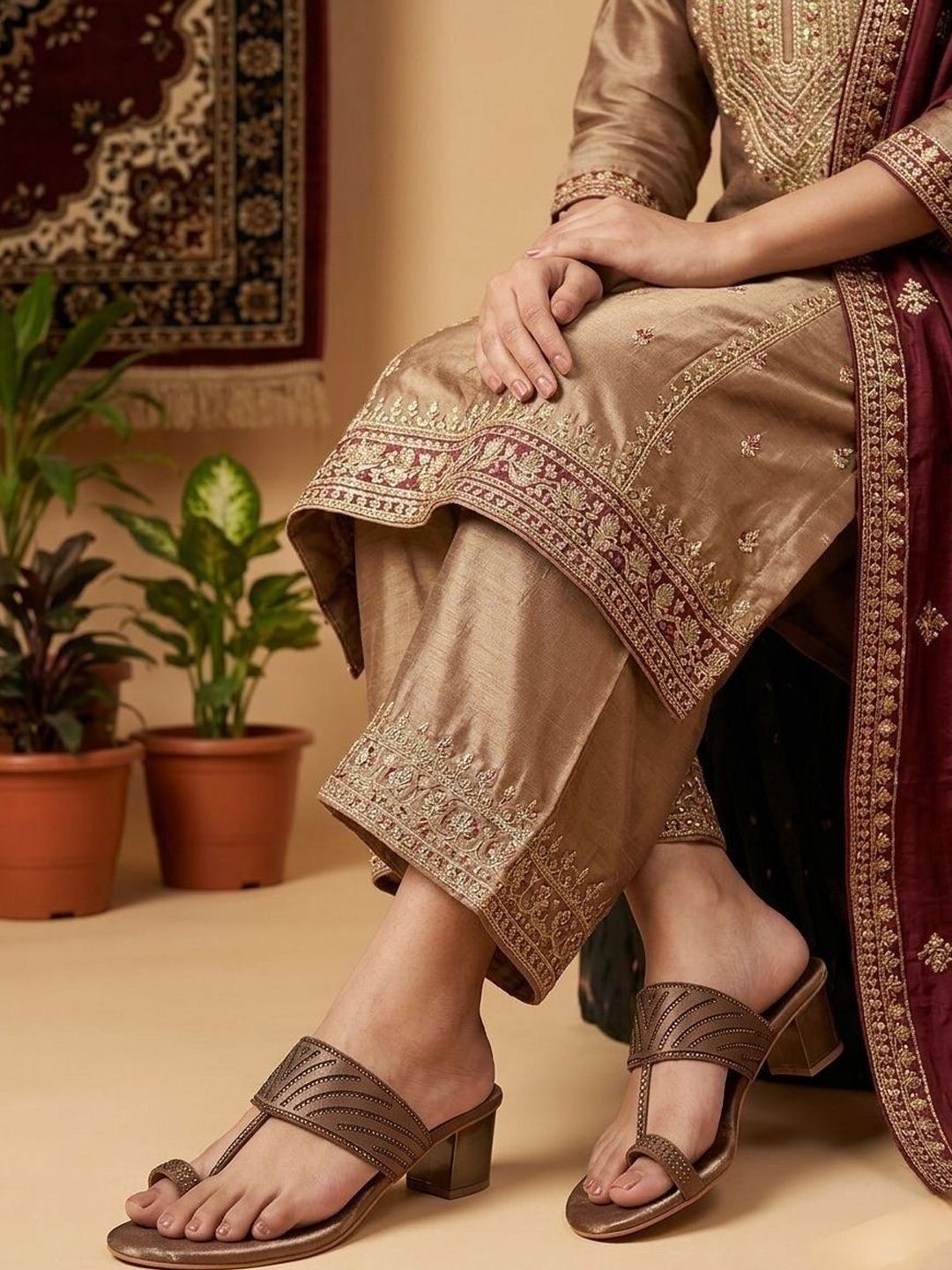 Step into Style: Elevated Kolhapuri Chappals for Indian Women