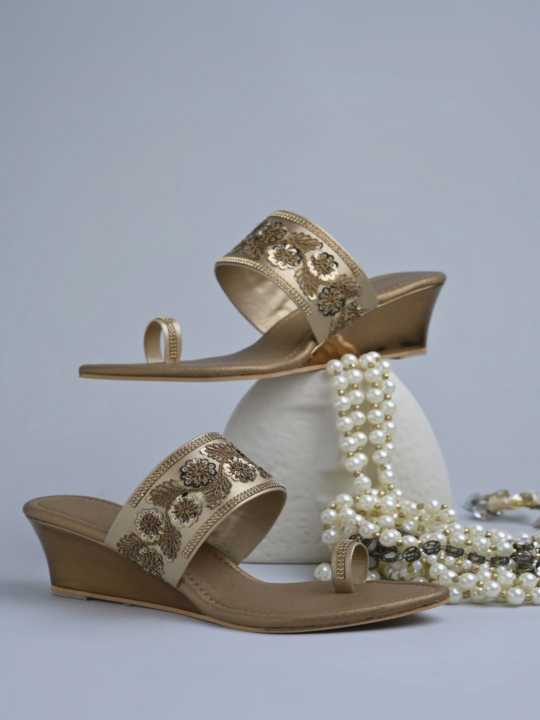 Froh Feet Open Toe Wedges for Women
