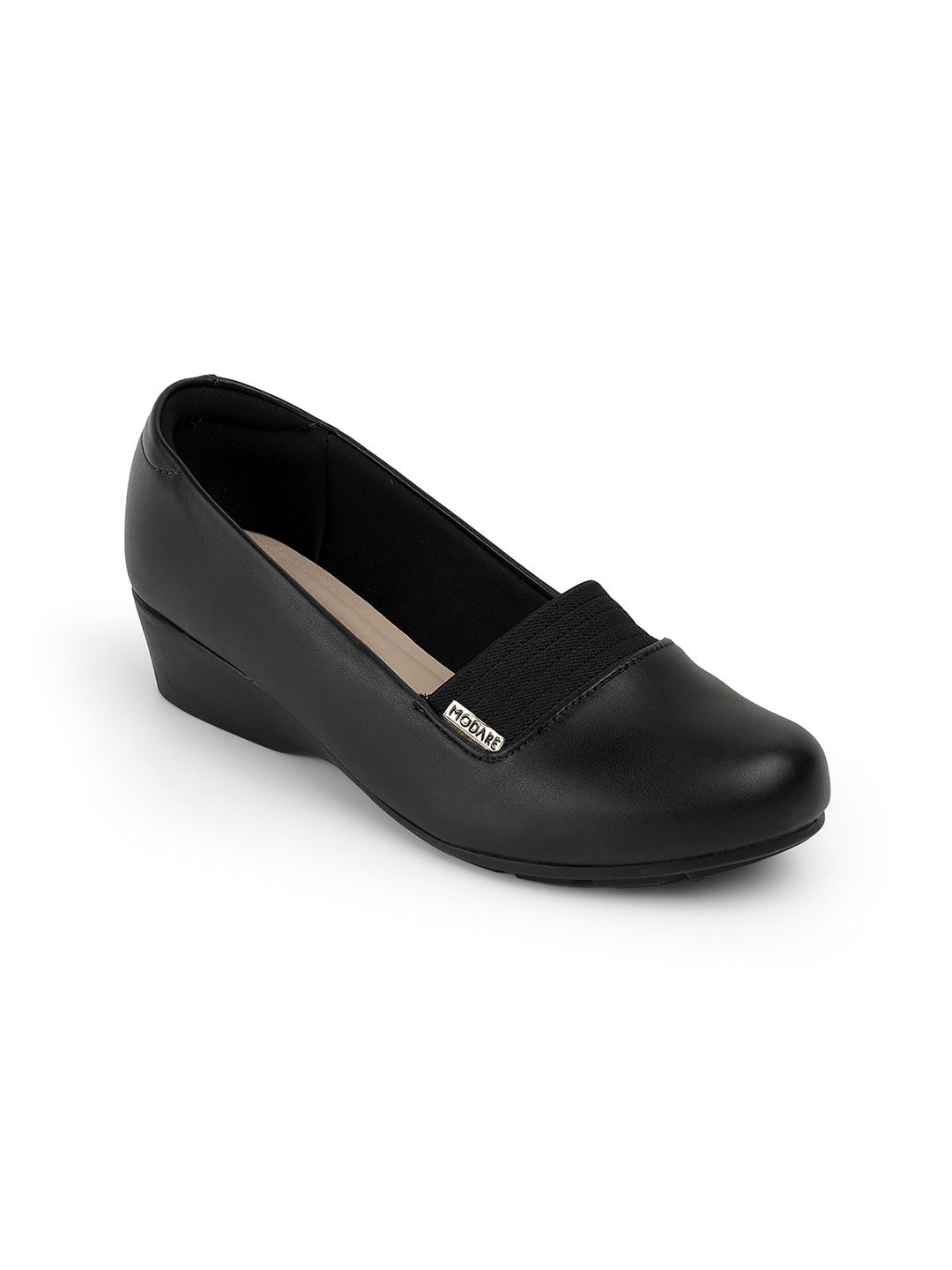 Modare Black Wedges for Women | Stylish & Comfy Footwear India