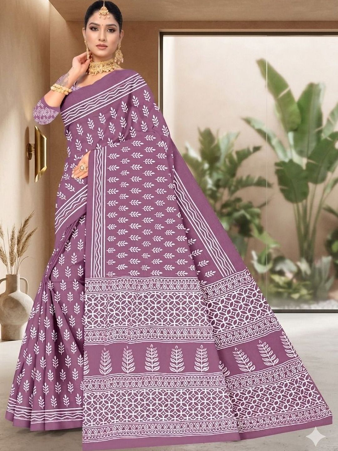 Karishma Classic Pure Cotton Bandhani Saree