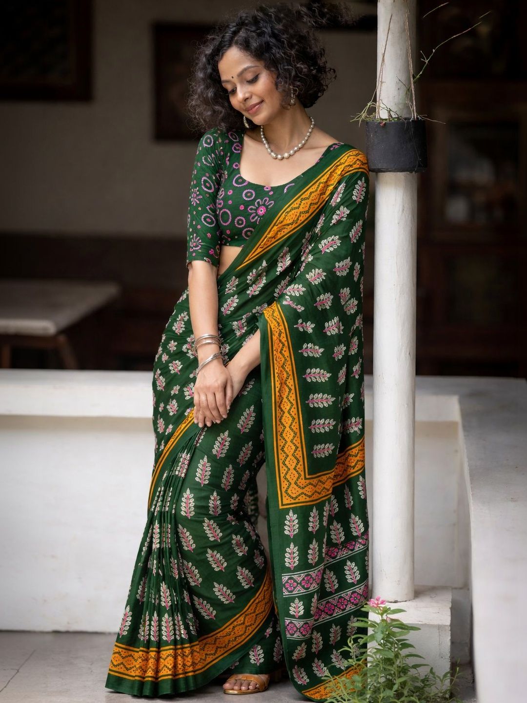 Pure Cotton Handloom Ikat Sarees